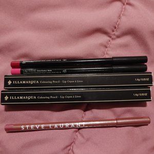 Illamasqua and steve laurant lip liner trio set BN